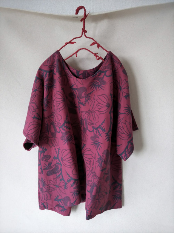 ＃stayhome 家に居ても少しおしゃれでリラックス出来るTシャツ作りました。気持ちのいい綿１００％ 6枚目の画像