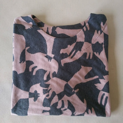 ＃stayhome 家に居ても少しおしゃれでリラックス出来るTシャツ作りました。気持ちのいい綿１００％ 3枚目の画像