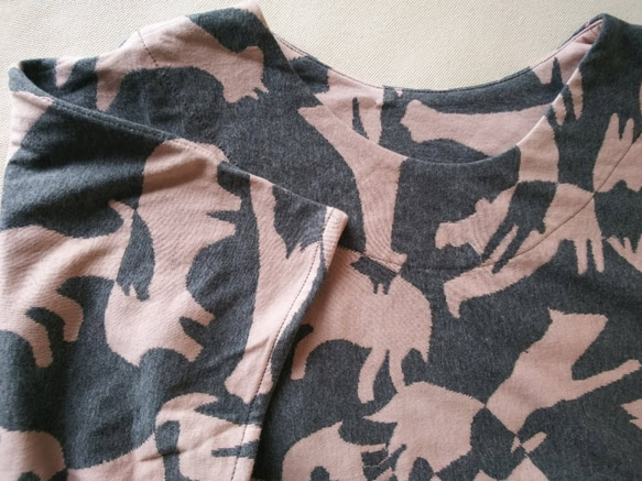 ＃stayhome 家に居ても少しおしゃれでリラックス出来るTシャツ作りました。気持ちのいい綿１００％ 4枚目の画像