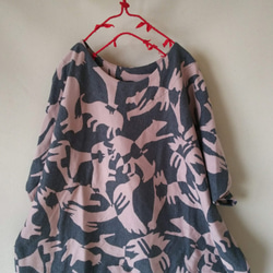 ＃stayhome 家に居ても少しおしゃれでリラックス出来るTシャツ作りました。気持ちのいい綿１００％ 7枚目の画像