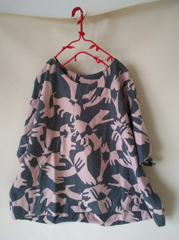 ＃stayhome 家に居ても少しおしゃれでリラックス出来るTシャツ作りました。気持ちのいい綿１００％ 7枚目の画像