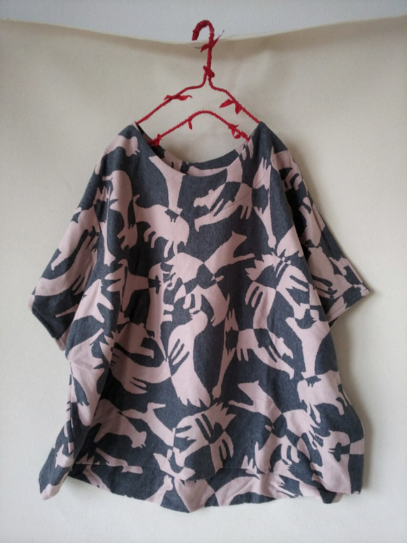 ＃stayhome 家に居ても少しおしゃれでリラックス出来るTシャツ作りました。気持ちのいい綿１００％ 8枚目の画像