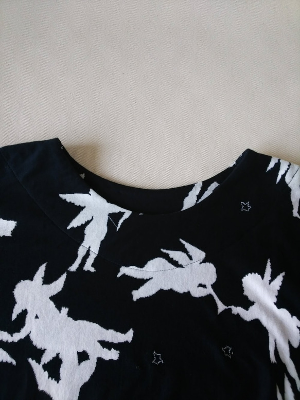 ＃stayhome 家に居ても少しおしゃれでリラックス出来る天使のTシャツ作りました。気持ちのいい綿１００％ 5枚目の画像