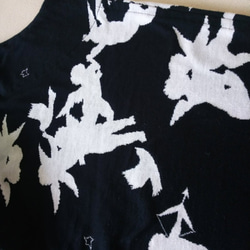 ＃stayhome 家に居ても少しおしゃれでリラックス出来る天使のTシャツ作りました。気持ちのいい綿１００％ 4枚目の画像