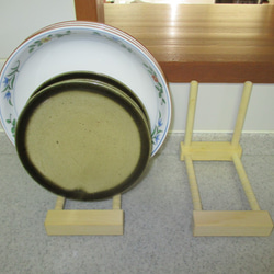 皿水切り台　米ヒバ材 7枚目の画像