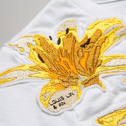 Lily Flower Embroidered Fashion Top 金針花刺繡上衣 第7張的照片