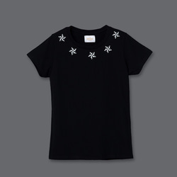 Star Embroidered Fashion Top 星星刺繡上衣(Black) 第1張的照片