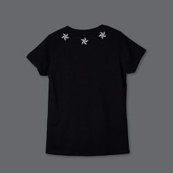 Star Embroidered Fashion Top 星星刺繡上衣(Black) 第2張的照片