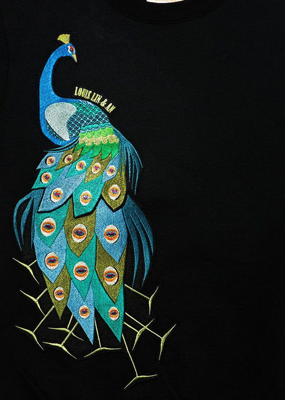 Peacock Embroidered Top 孔雀刺繡上衣 第6張的照片