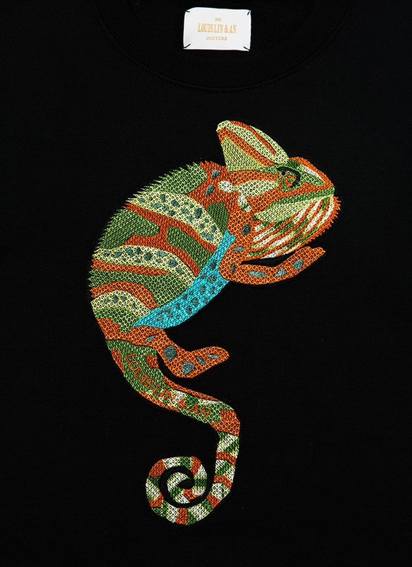 變色龍刺繡上衣 Chameleon Embroidered Top 第6張的照片