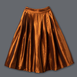 【職人手工】珠光奧黛麗赫本褶裙hiny Audrey Hepburn Skirt (Gold) 第1張的照片