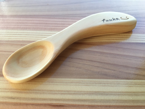 お食い初め祝いに最適な名前入りのベビースプーンとお箸のセット～ファーストベビーセット～ 3枚目の画像