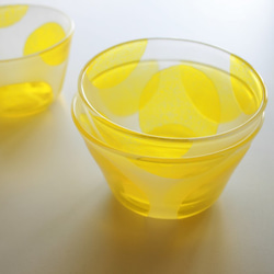 ご予約です。黄色水玉の鉢　 4枚目の画像
