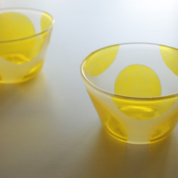 yumimiさまご予約　黄色水玉の鉢　 3枚目の画像