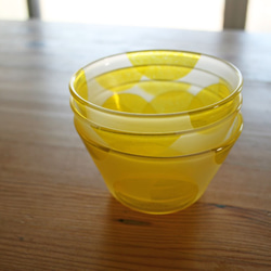 黄色水玉の鉢　 4枚目の画像