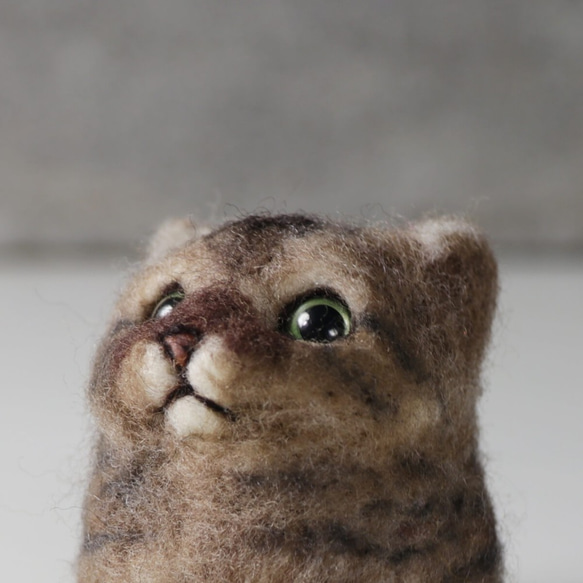 ぶちコーヒー猫ピル【feiwa霏手手】レターブランドキーホルダー猫ペット人形 3枚目の画像