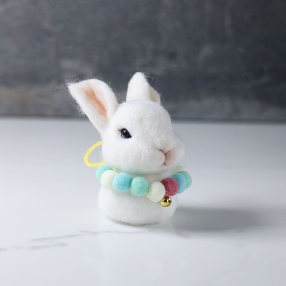 白兔丸 【feiwa霏娃手作】微客製 寵物公仔 (歡迎訂做你的兔兔) 第1張的照片
