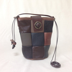 Patchwork Bag(s)-black 1枚目の画像