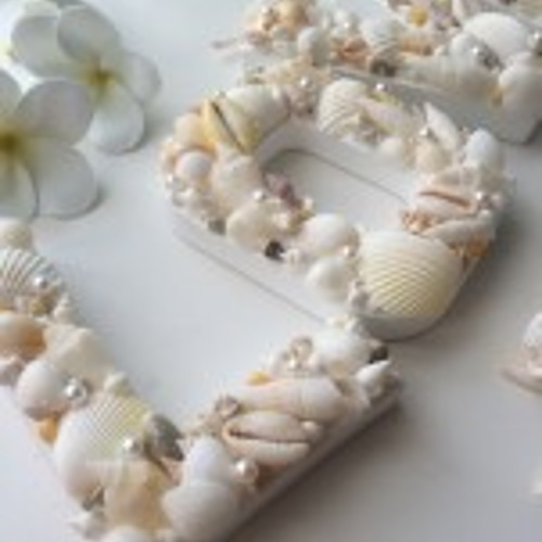 貝殻LOVEオブジェ その他オーダーメイド chococosu 通販 7424801