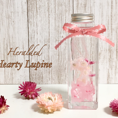 ♡ラブリーなピンクの小花♡ハーバリウム インテリア雑貨 ハーバリウム  