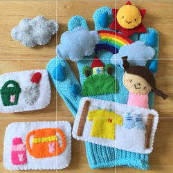 手袋シアター くいしんぼうのおばけのこ おもちゃ・人形 char-6 通販