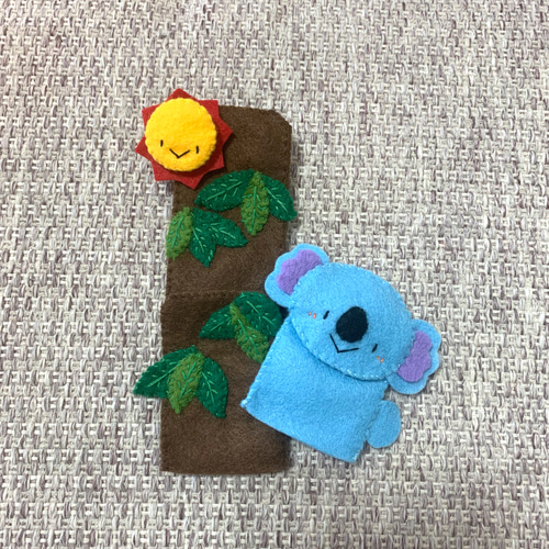 mohumohu様オーダー品　パンダうさぎコアラ　ゆびにんぎょう　指人形　保育 mohumohu様オーダー品 パンダうさぎコアラ ゆびにんぎょう 指