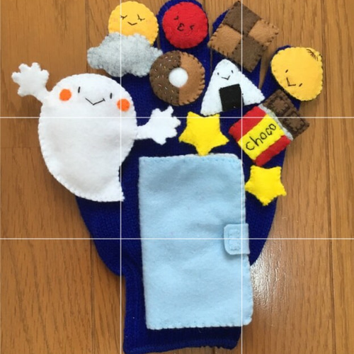 手袋シアター くいしんぼうのおばけのこ おもちゃ・人形 char-6