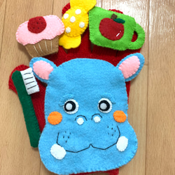 新作 手袋シアター かばくんのはみがき おもちゃ・人形 char-6 通販