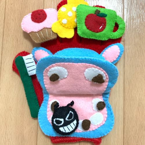 新作 手袋シアター かばくんのはみがき おもちゃ・人形 char-6 通販