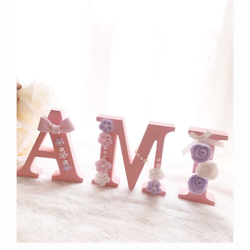 クレイイニシャルオブジェ 1文字分 ウェルカムボード クレイケーキ