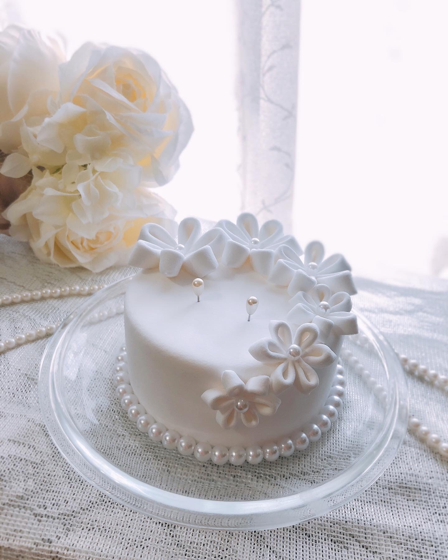 リングピロー 和装洋装～クレイケーキ