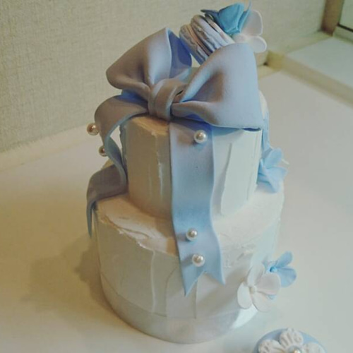 シンデレラブルーのクレイケーキセット シンデレラブルーのクレイケーキセット クレイケーキ #推し活