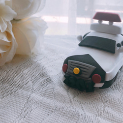 ウェディングケーキに♡クレイ パトカー 2枚目の画像