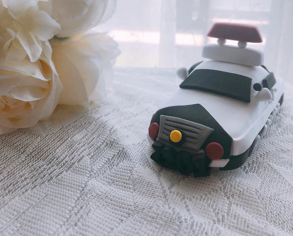 ウェディングケーキに♡クレイ パトカー 2枚目の画像