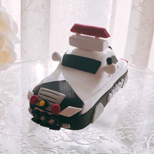 ウェディングケーキに♡クレイ パトカー ウェルカムボード クレイ