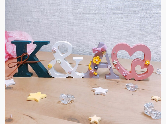 ぺぺまま様確認用♡イニシャルオブジェ