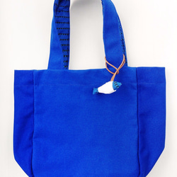 【藍海小魚】提袋 / 手提袋 收納袋 / 雜物包 外出輕便包 環保袋 / hikim手作插畫 第2張的照片