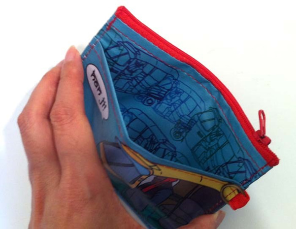 【再販】コイン＆カードケース　オートリクシャ 4枚目の画像