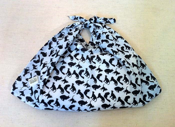 インドコットンのあづまぶくろ ねこづくし  [送料無料] 2枚目の画像