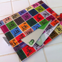 【再販】カードケース　ヒンディ語が学べちゃう柄 2枚目の画像