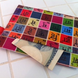 【再販】カードケース　ヒンディ語が学べちゃう柄 3枚目の画像