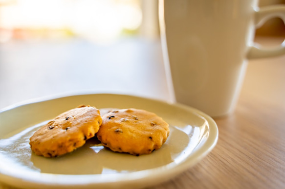 『フルッソのクッキー【箱入り】』グルテンフリー　乳製品・白砂糖不使用　新潟県産の米粉　奄美大島産の素焚糖 8枚目の画像