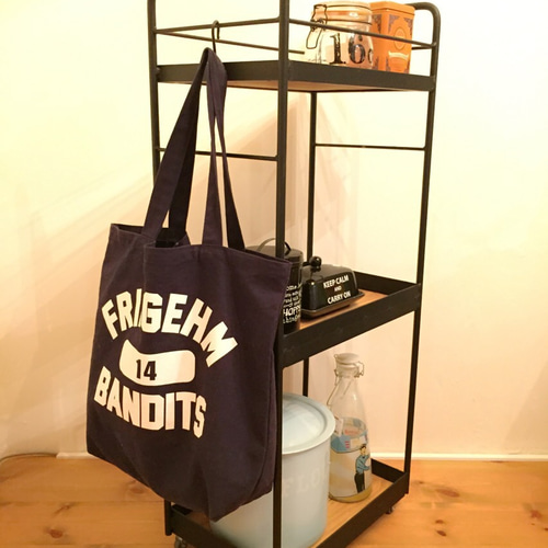 アイアン・アンティーク風ワゴン☆ワイド 棚・シェルフ・ラック Tom's