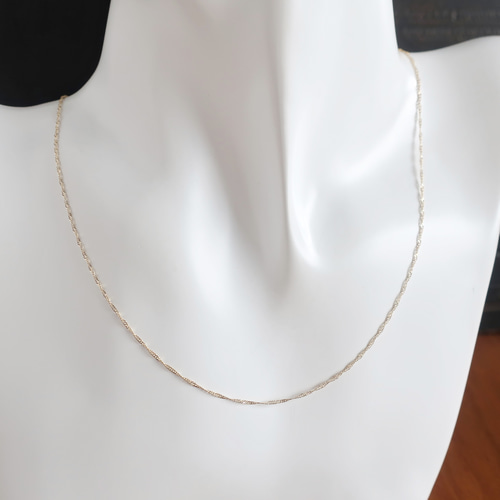 k10 ロープチェーン　ネックレス 約45cm k10 ロープチェーンネックレス 約45cm