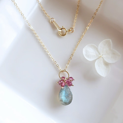 ❇️綺麗✳️ラブラドライトの１４kgfチャーム ❇️綺麗✳️ラブラドライトの14kgfチャーム