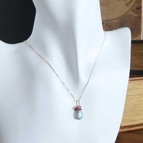 ラブラドライト 大②/大⑦/中③ オーダーメイドネックレス SV925