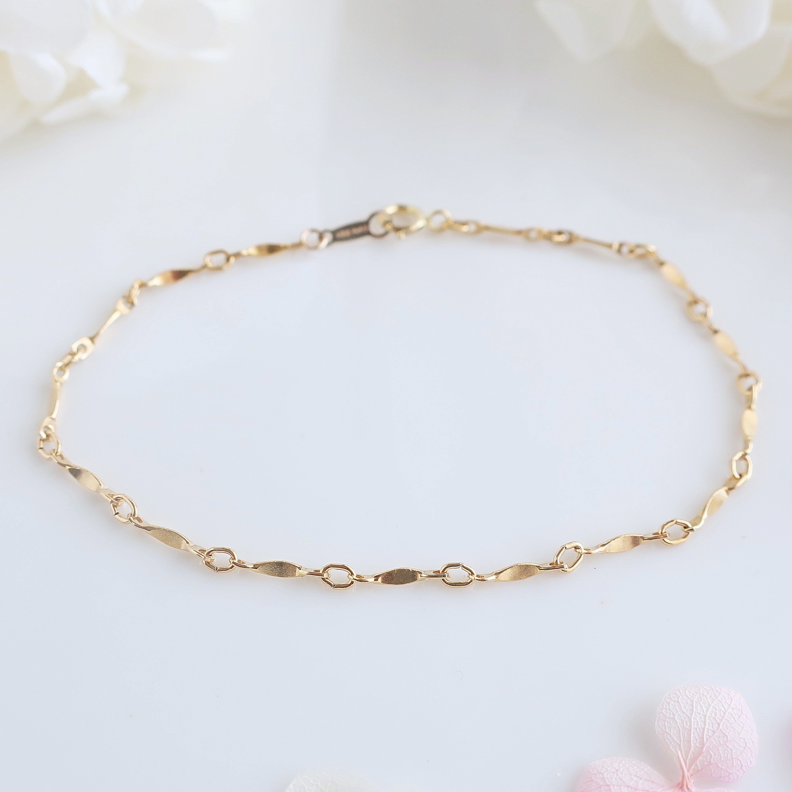 大人かわいい！◇14kgfデザインブレスレット ブレスレット hanauta