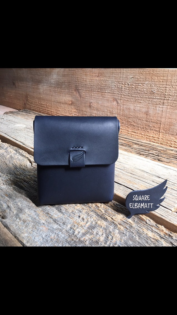 アイコスケース Square ELBAMATT Navy 1枚目の画像