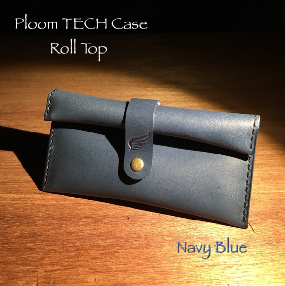 Ploom TECH Case Roll Top "Navy Blue" 1枚目の画像