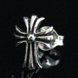 送料無料】クロムハーツ クロス シルバー925 ピアス ピアス（フープ